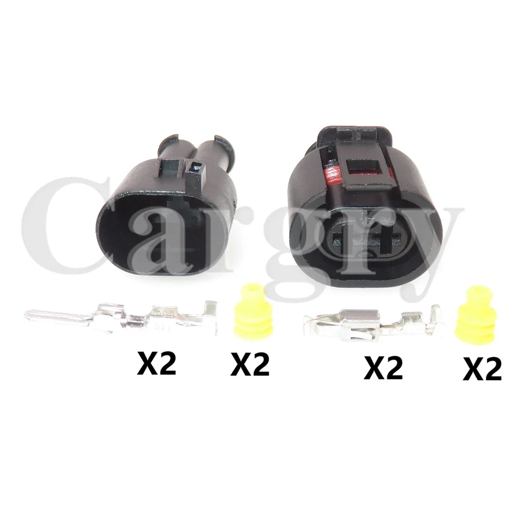 1 Set 2P 357973332 357973202 6N0927997A Auto ABS Pump Front Wheel Sensor Wire Connector AC Assembly Car Replacement Socket Parts