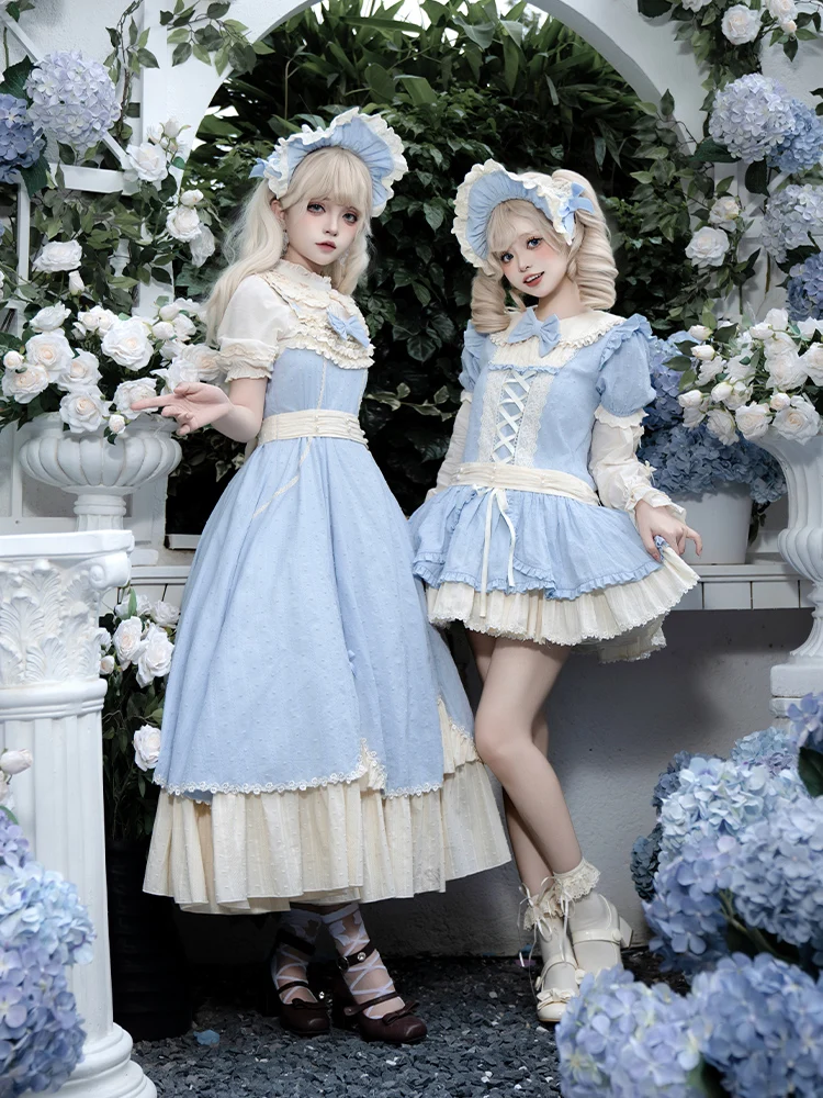 

With Puji's Letter And Poem · Wind Chimes On The Coast Original Short Op/loose Long Jsk Gemini Lo Dress Japanese Girl Dress