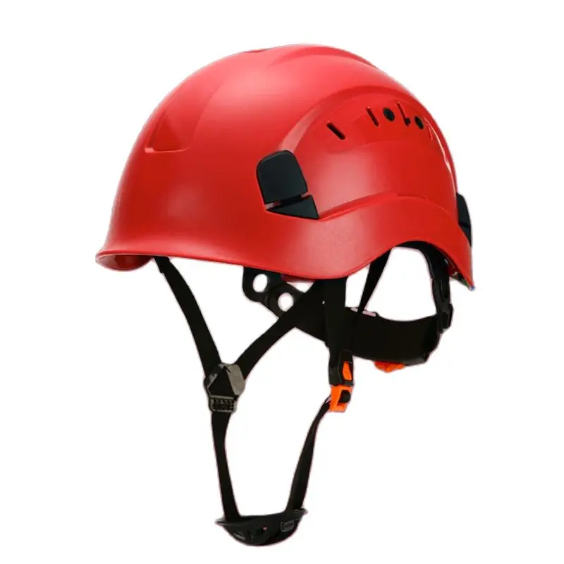 Safety Hard Hat - Adjustable ABS Climbing Helmet - 6-Point Suspension, Protective Helmet for Riding, Climbing and Construction