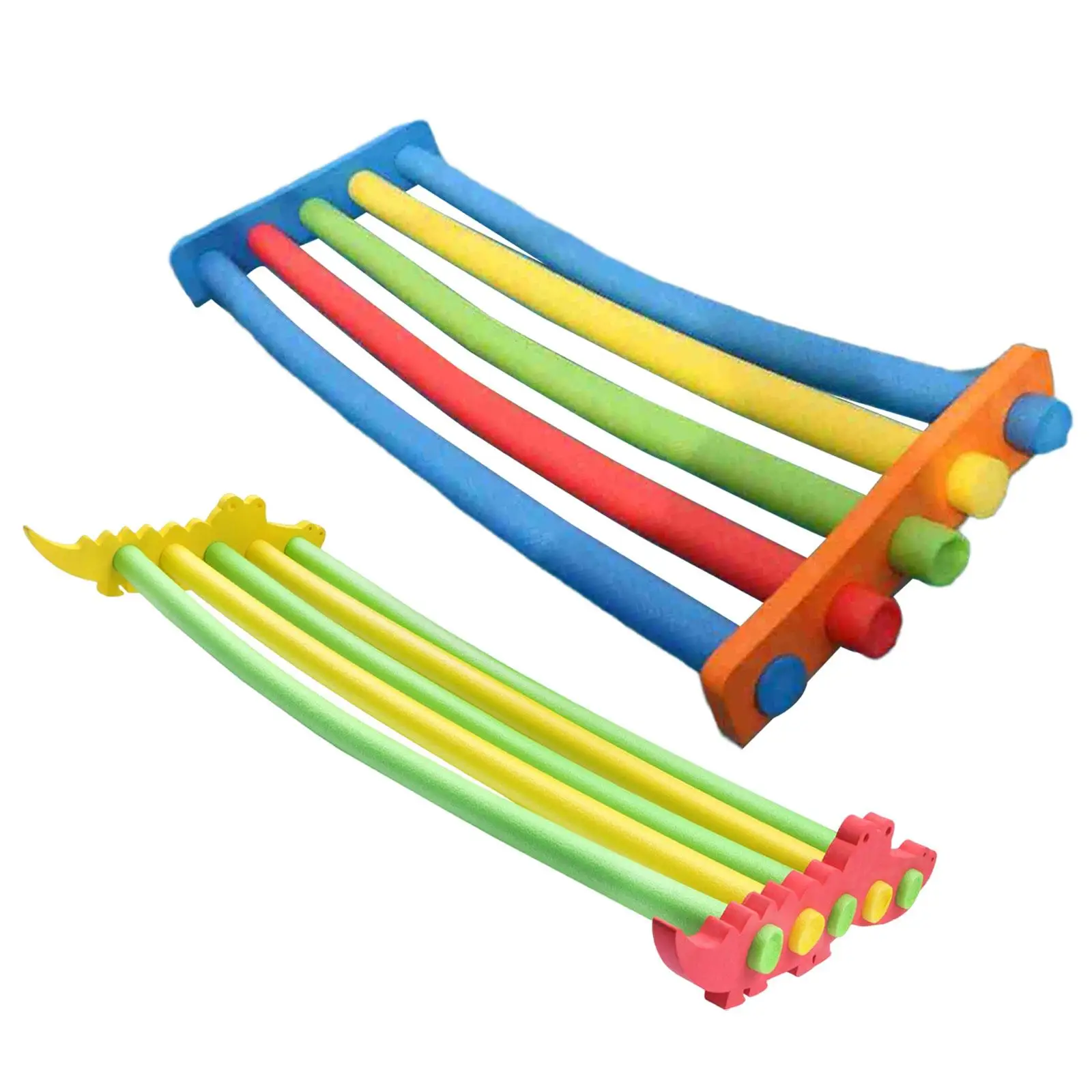 5 Pieces Noodle Swimming Pool Joints Builder Water Toy Holder EVA Material Suitable for Sports Beach Garden