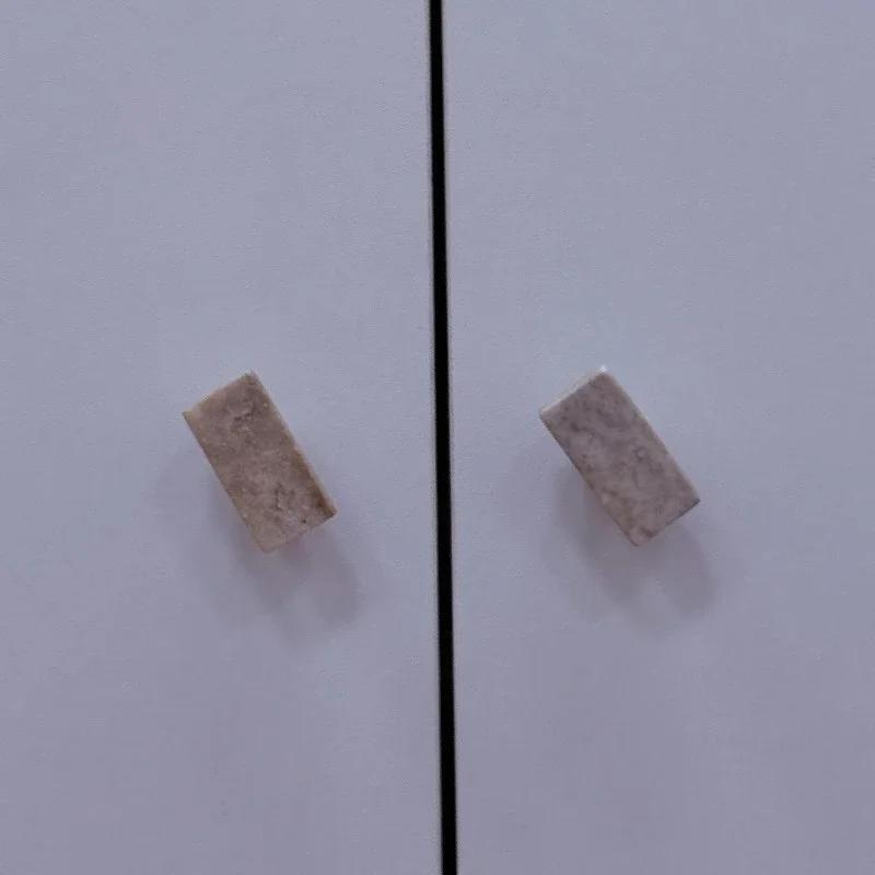 Luxury Natural Marble Small Pull Handle For Drawer Wardrobe Cabinet High-End Villa Large Apartment Creative Decorative Knob