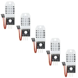 Temperature And Humidity Sensor For Arduino, For Raspberry Pi - Including Connection Cable, 5 Pieces Easy To Use