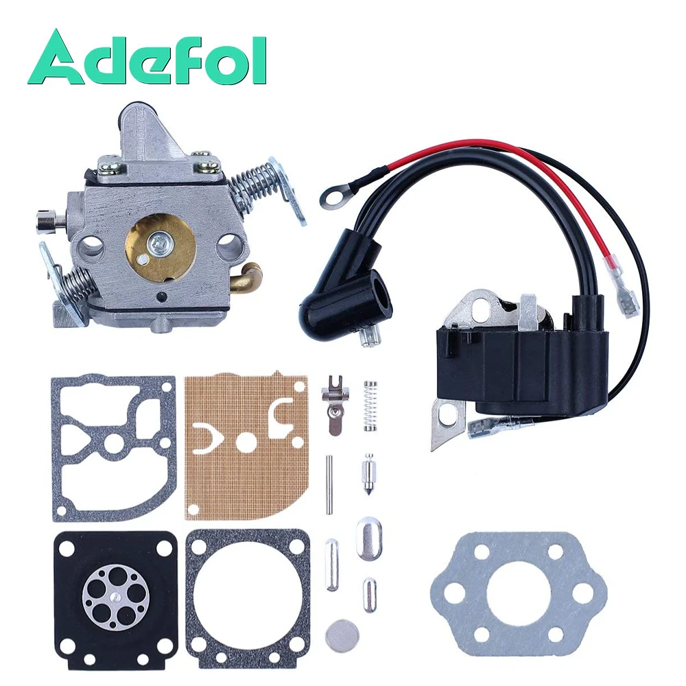 

Ignition Coil Carburetor w/Carb Diaphragm Gasket Kit for STIHL MS170 MS180 017 018 Chainsaw OEM# for ZAMA C1Q-S57 Parts