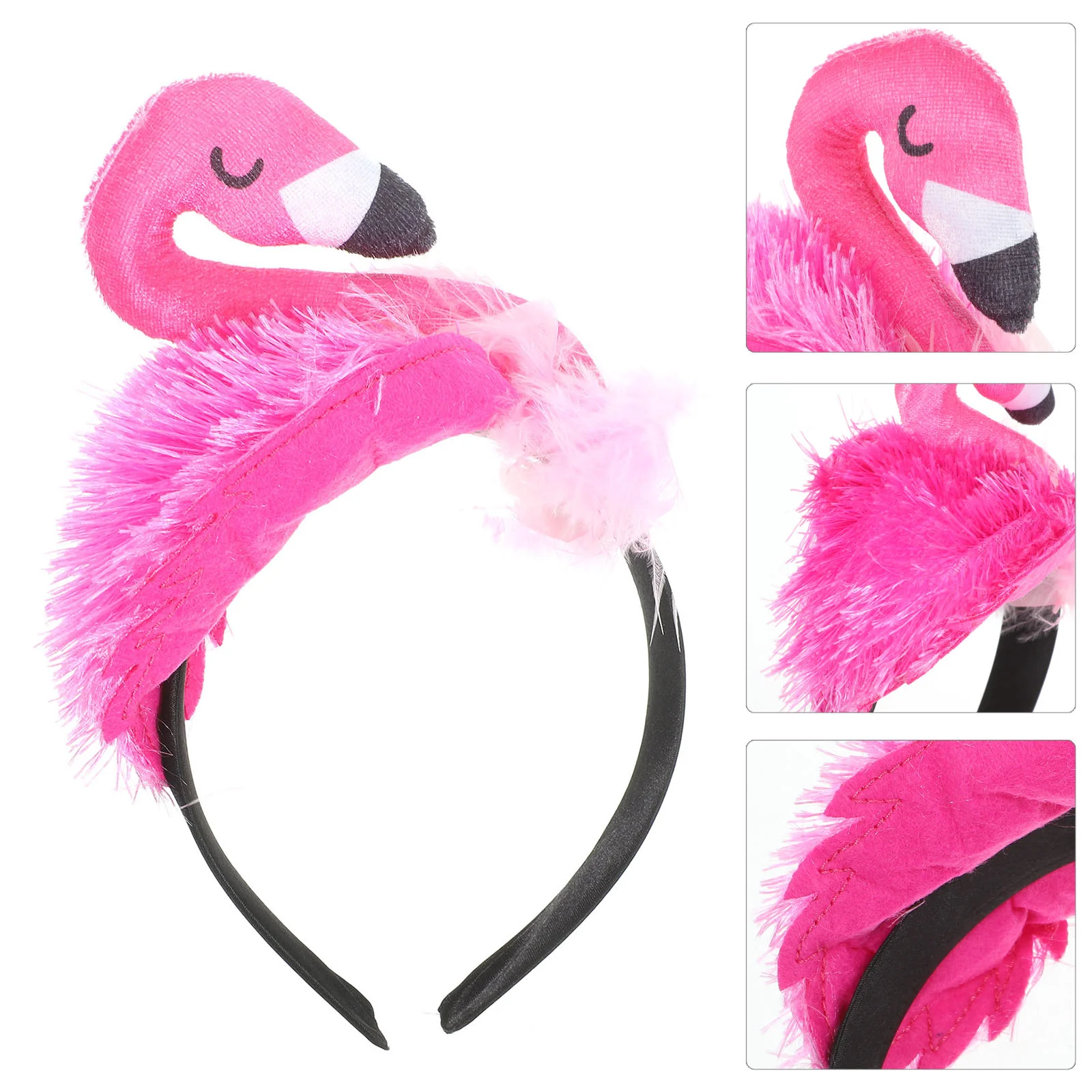 Hair Accessories Flamingo Headband Party Girl Wear The Accessory Pink Miss