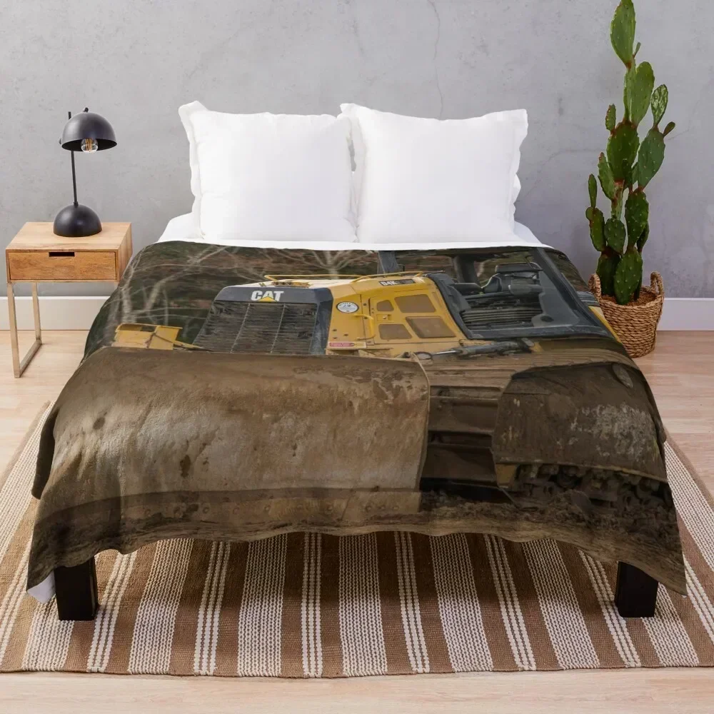 

Bulldozer 5 Throw Blanket Warm Throw Blanket Gift for Anniversary