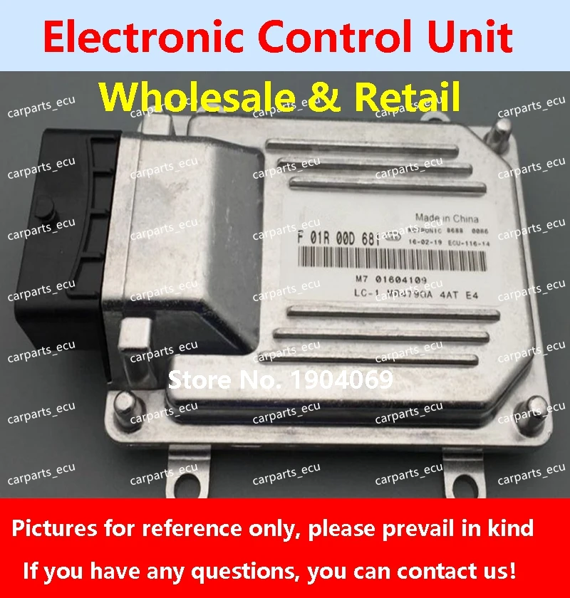 

F01R00D681 MR479QA F01RB0D681/F01R00DF91 01609978 F01RB0DF91 Для Geely EMGRAND Panda Компьютерная плата двигателя автомобиля/ECU/M7.8.0