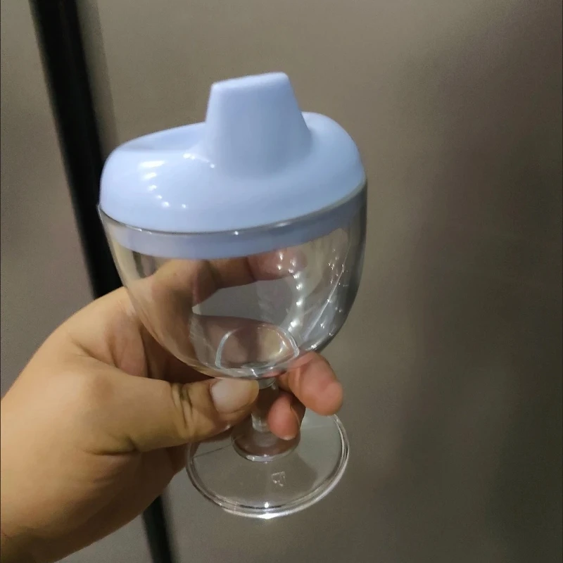

Baby Weaning Cup 150ml Creative Goblet LeakProof Duckbill Safe PP Material Holiday Christmas Gift