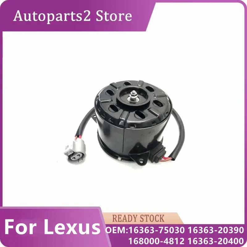 1pc nuovissimo motore della ventola di raffreddamento del radiatore denso 16363-20390 168000-4812 16363-20400 adatto per Lexus RX350 RX400h RX450h