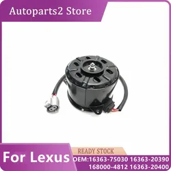 デンソ冷却ファンモーター,新品,16363-20390, 168000-4812, 16363-20400,Lexus rx350,rx400h,rx450h,3.5l,1個に適合