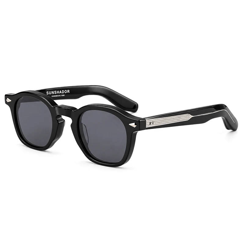 Klassische Acetat-Sonnenbrille für Damen SUNSHADR ZEP Luxusmarke Top-Qualität Designer Handgefertigte UV400 Herren-Sonnenbrille kann graviert werden – Detail 17