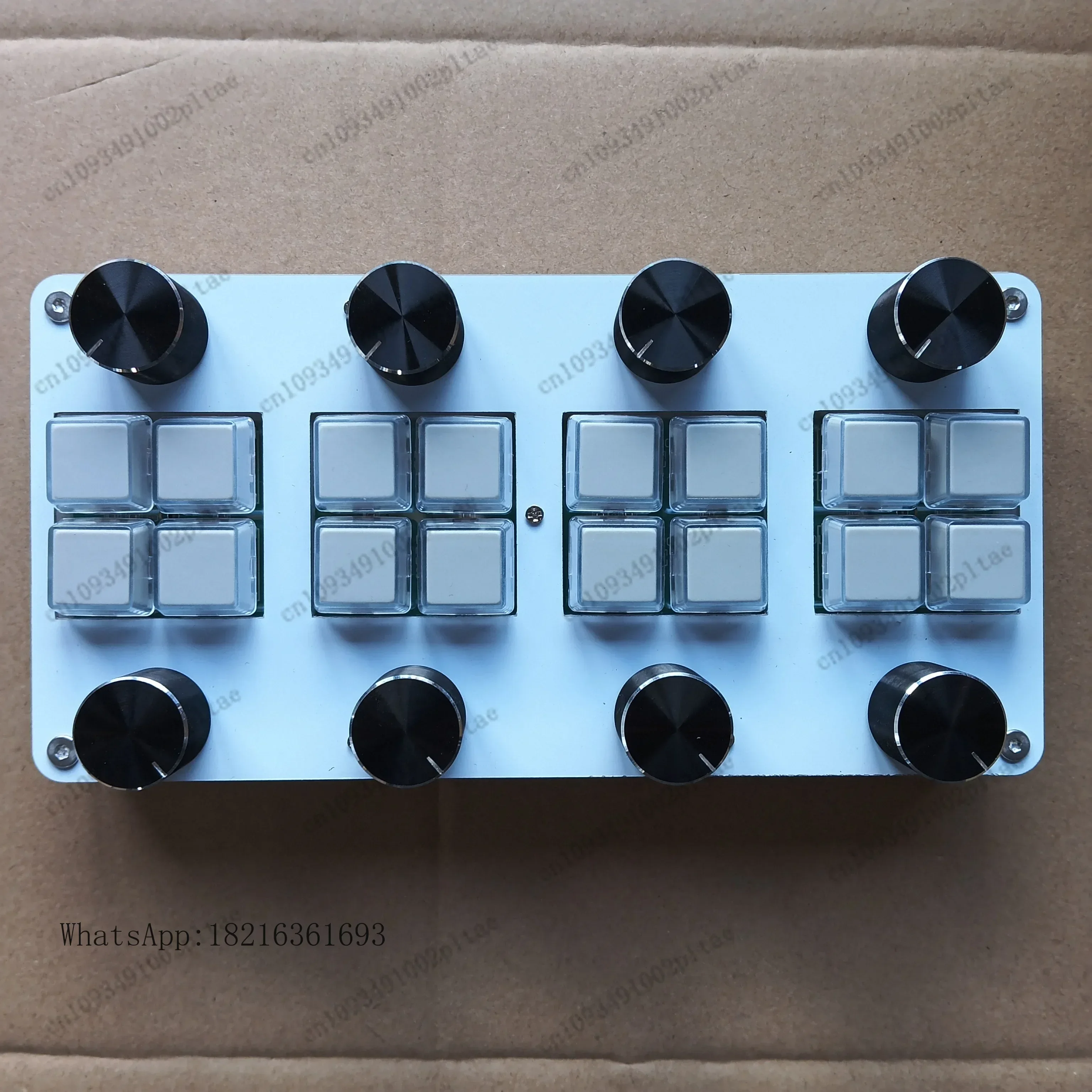 8 Switches 8 Knobs, Knob USB Interface for Computer Music Host Software MIDI CC Controller