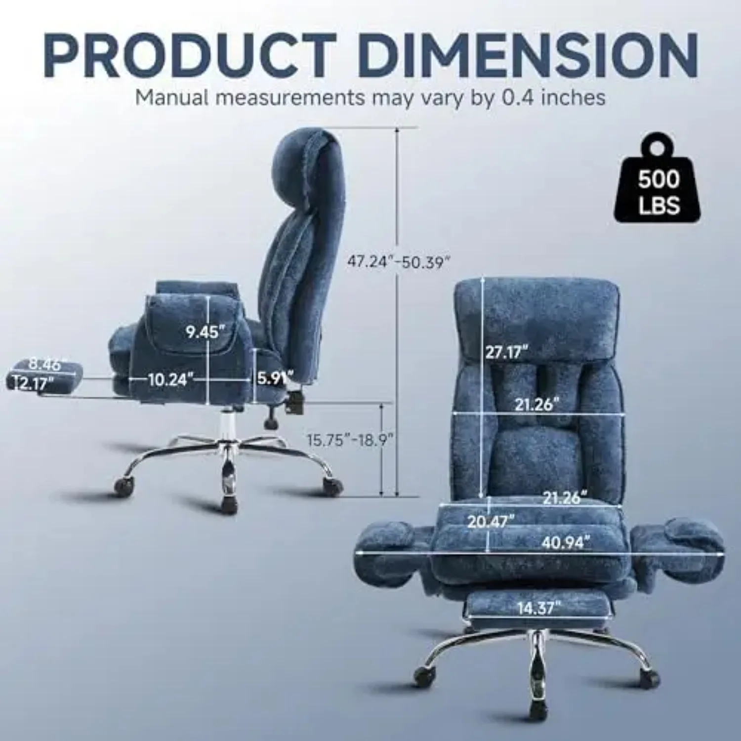 Criss Cross Office Chair, Cloud Desk Computer Chair with 5-Position Adjustable Armrests & Headrest for Pets & Cross