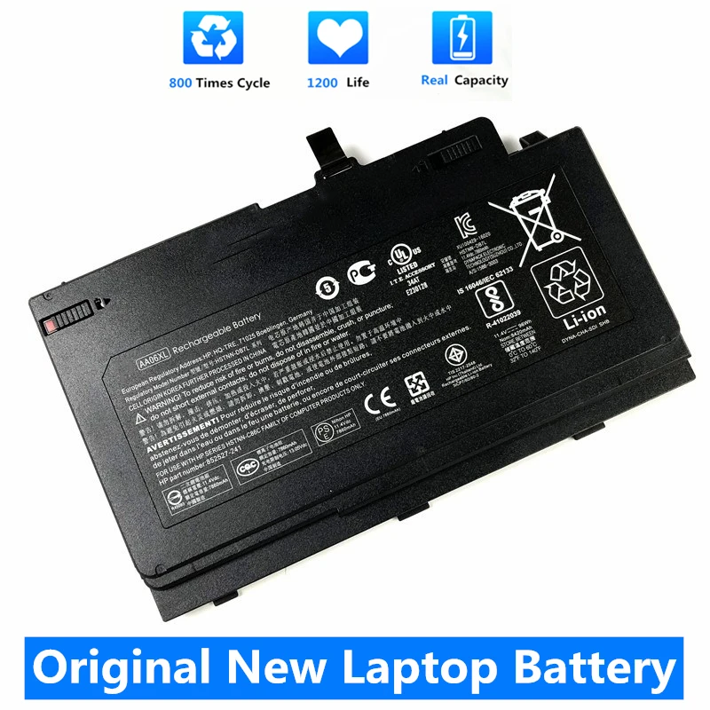 

CSMHY New AA06XL 11,4 V 96WH Аккумулятор для ноутбука HP ZBook 17 G4 852527-241 852711-850 HSTNN-DB7L AA06096XL