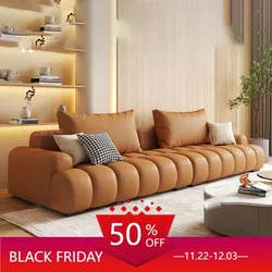 Sectional Modern Leather Sofa Luxury Lounge Lazy Recliner Living Room Sofas Nordic Bedroom Divani Da Soggiorno Home Furnitures