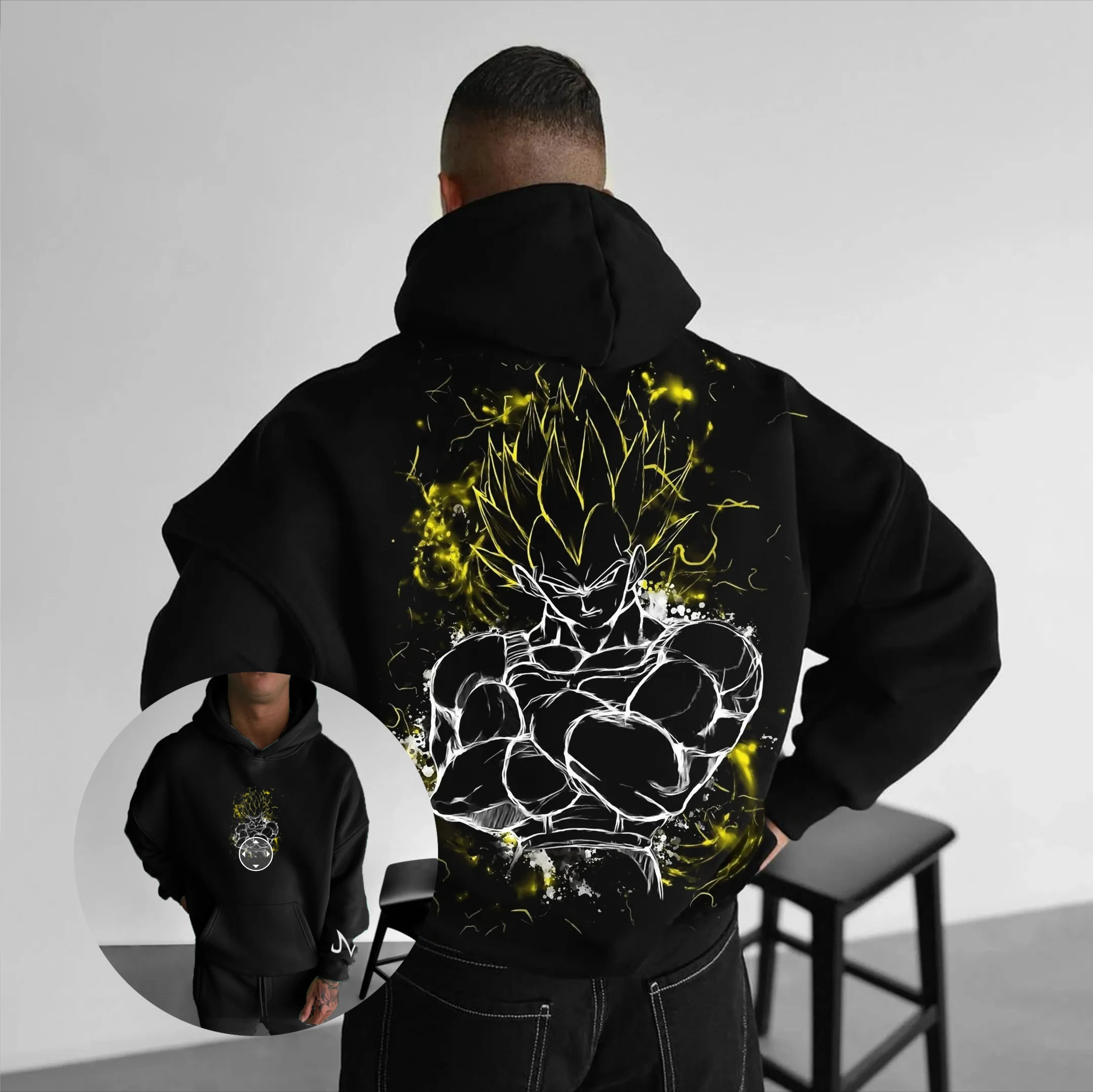 

Dragon Ball Z Anime Graphic Hooded Sweatshirt Men Women Oversized Y2k Clothes Pullover Hoodie Streetwear Casual Spring Autumn