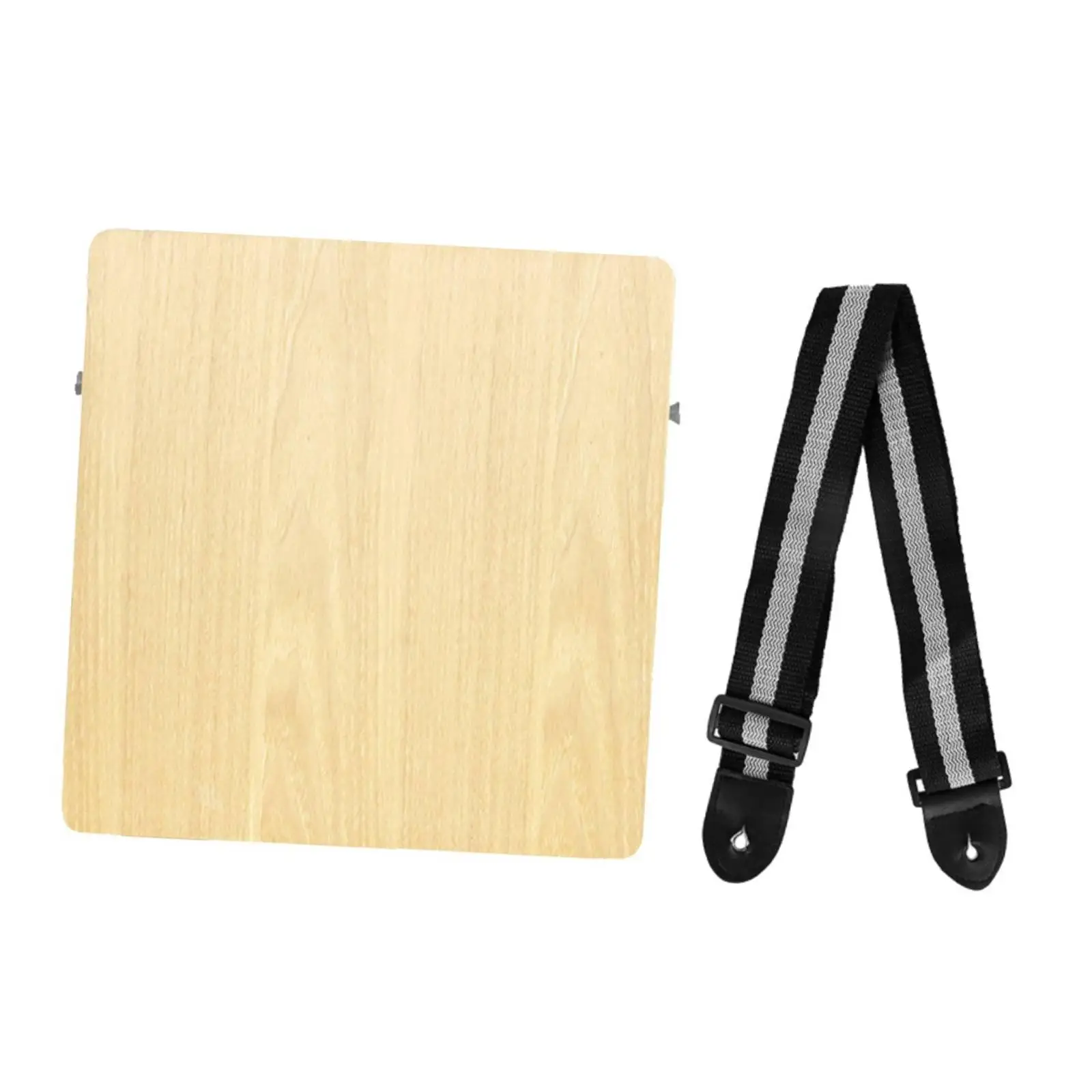 Percussion Box Drum Travel Cajon Wooden Drum Accessory Lightweight Music Instrument for Rhythm Training