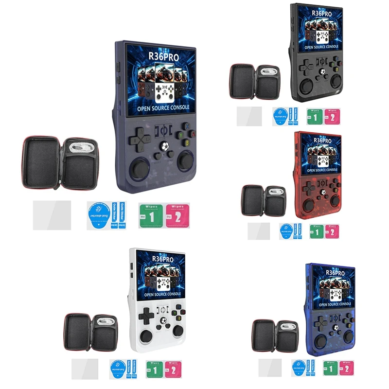 

R36PRO Handheld Retro Game Console 128GB 3.5Inch HD Screen Portable Pocket Video Player Supports 30+ Emulators E