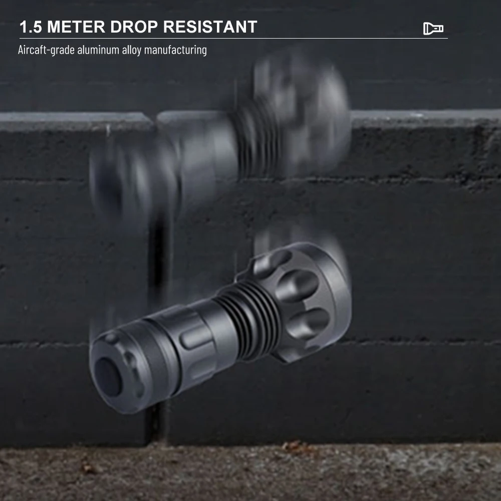 Jetbeam SST70 LED 3000LM 695M Range Tactical Flashlight 37H Runtime Torch IPX8 Waterproof Lamp Outdoor Light