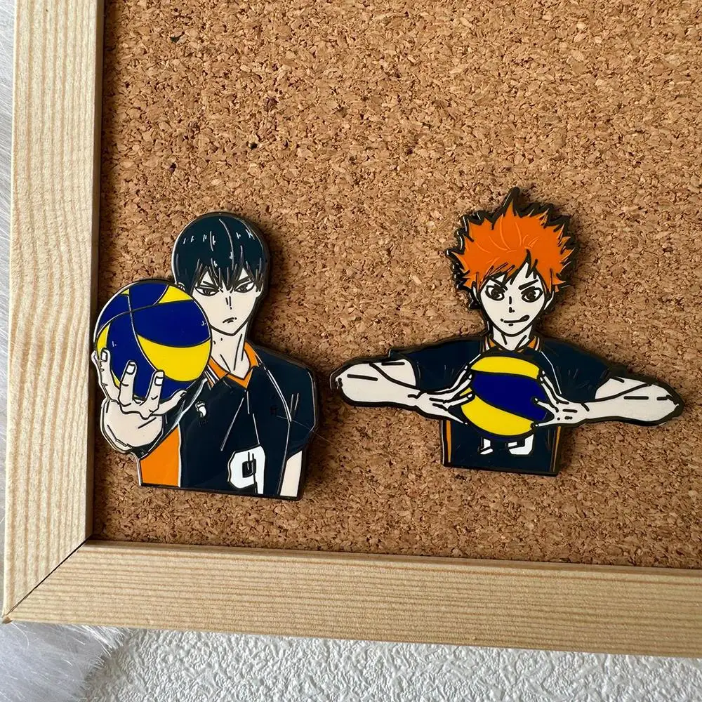 Volleyball Anime Icons Jewelry Pins for Backpacks Lapel Enamel Pins and Brooches for Woman Men Bags Badge Friend Kids for Gifts