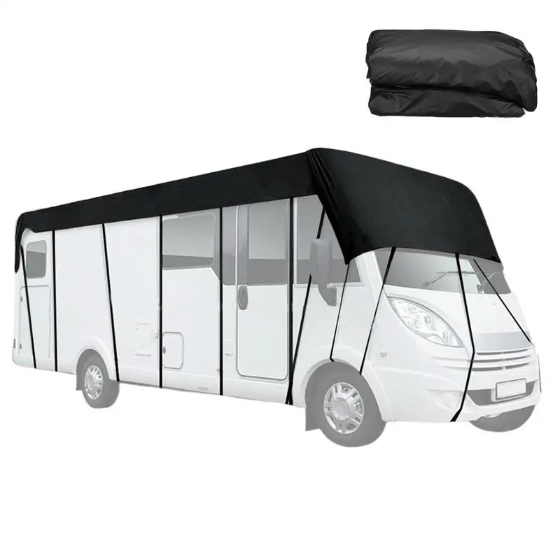 Waterproof RV Roof Covers 210D Oxford Cloth RV Covers 6.5x3 M RV Sun Protection Car Covers Caravan Roof Rooftop Tarpaulin