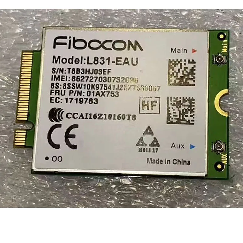 L831-EAU 4G LTE Module for Thinkpad X270 T470 L470 L570 T570 P51S MIIX-510-12IKB FRU 01AX753