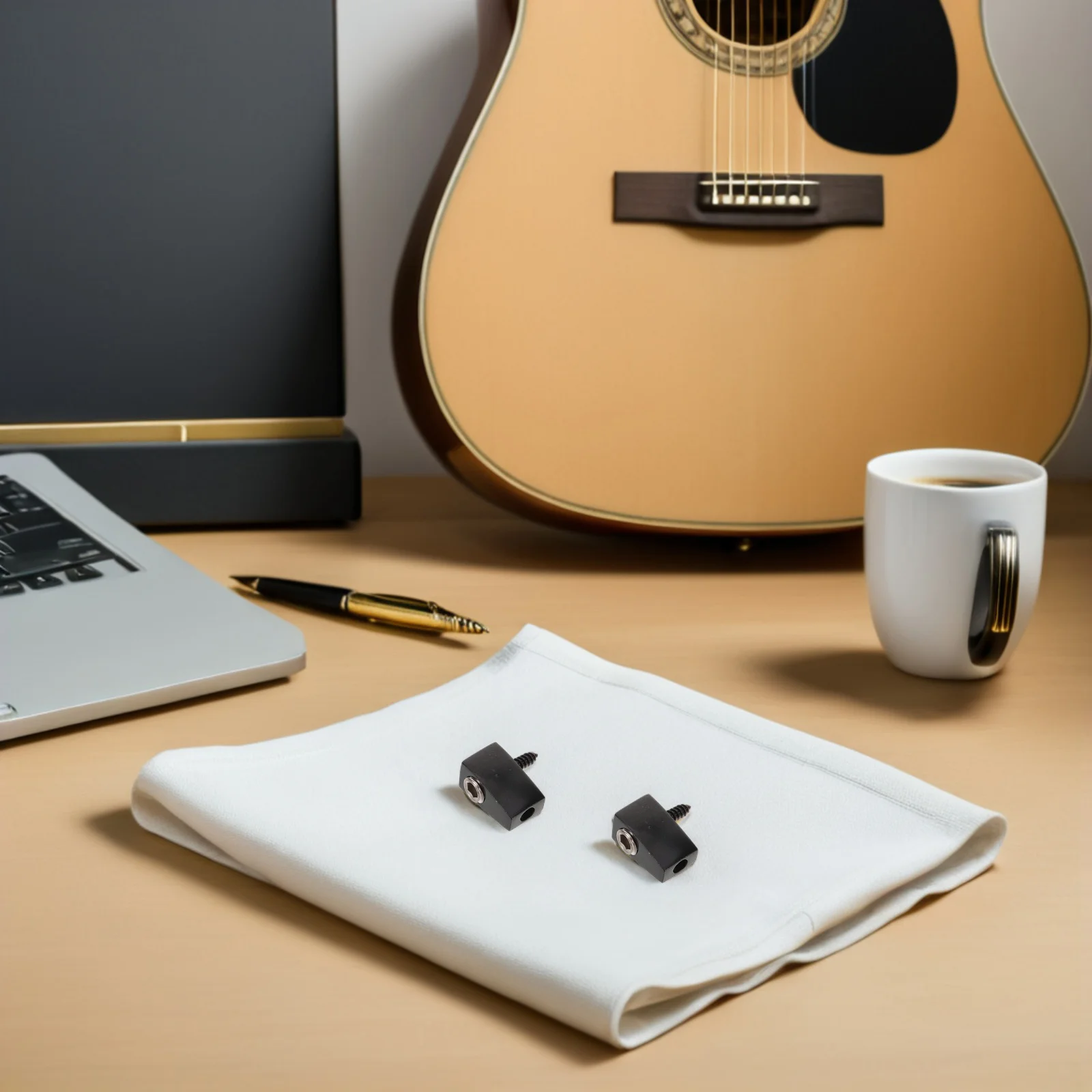 

3pcs Headless Electric Guitar Accessories Locking Nut String Retainer Bridge Mount For Bass Replacement Parts Guitar String