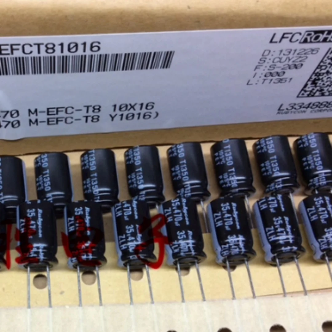 470UF 35V Japanese RUBYCON capacitor 35V470UF 10*16 ZLH high frequency