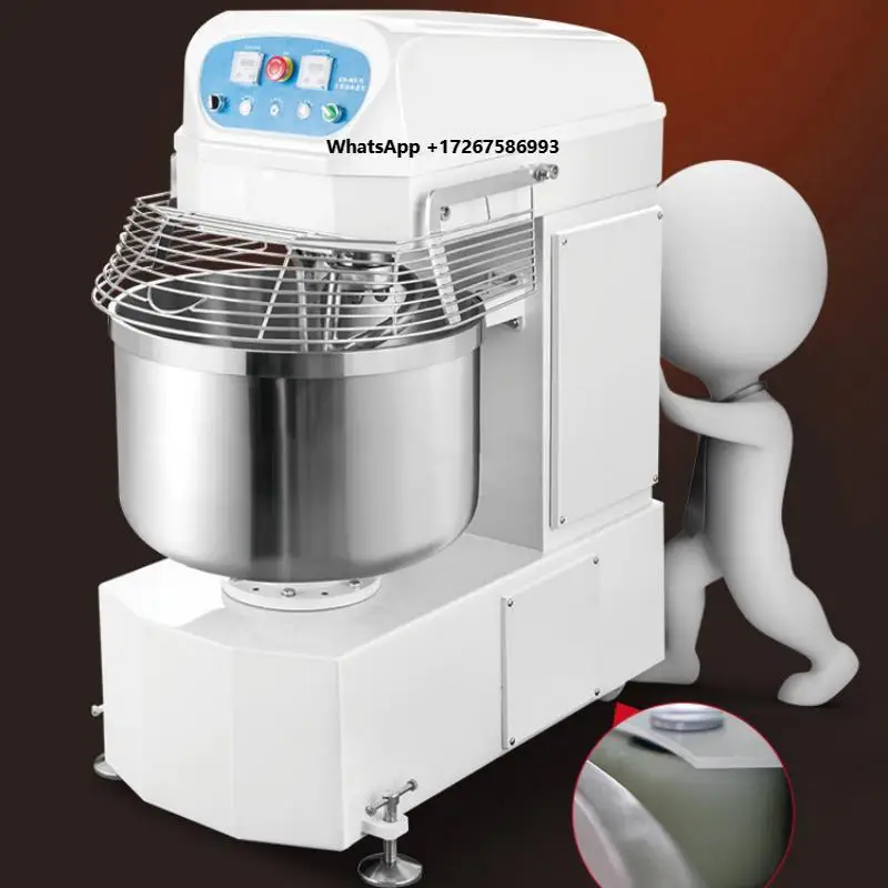New 300L Dough Mixer Single-Use 125kg Capacity Dual-Speed Dual-Action High Productivity Kneading Pressing Machine for Milk Nuts