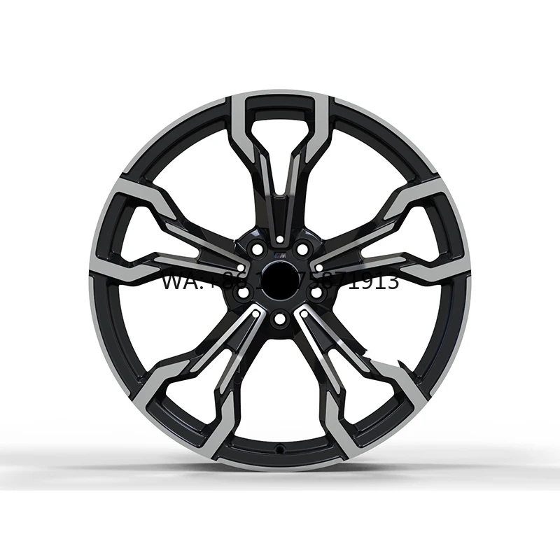 

Кованые колесные диски цвета оружейной стали с обработанной поверхностью, 5x120, 19-22 дюйма, из алюминиевого сплава для немецких автомобилей