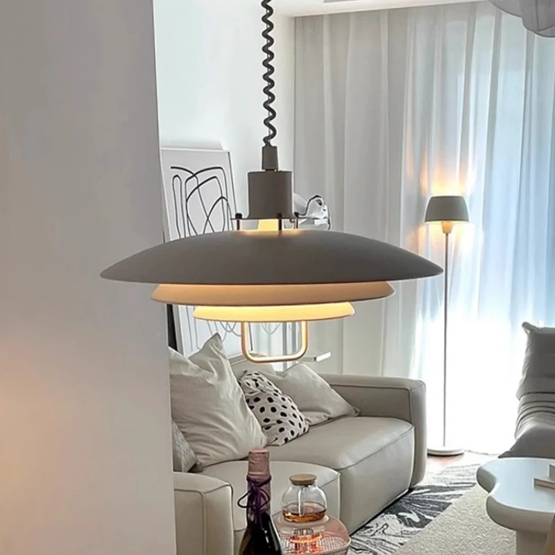 Modern Adjustable Pendant Light For Dining Room Kitchen Table Lustre Bedroom Bedside Home Decoration LED Chandelier Lamp Fixture