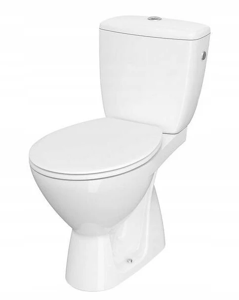 WC compact wit toiletzitting met plank KASKADA 3/6 L
