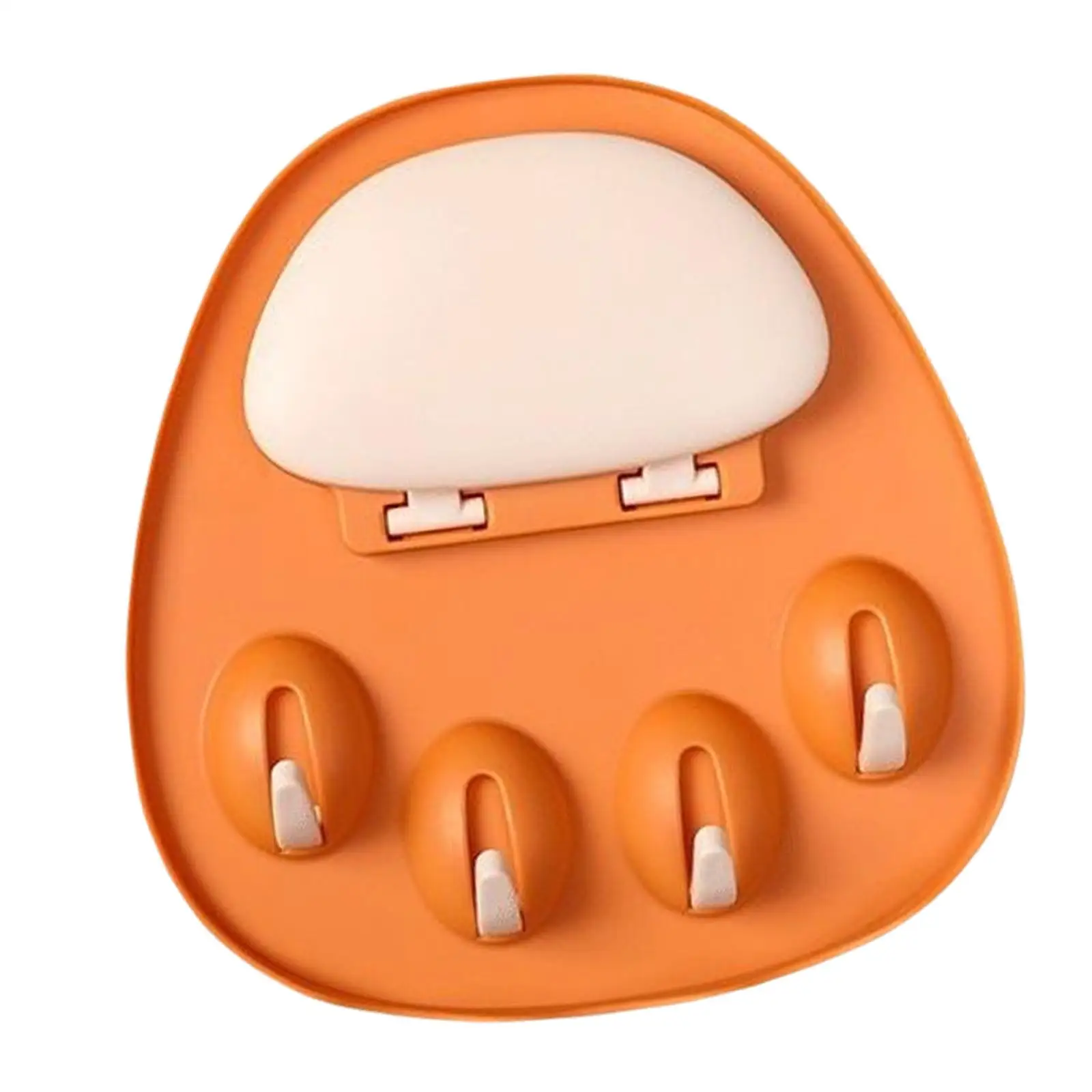 Spoon Rest and Pot Lid Holder for Kitchen Counter Cat Paw Design PP Utensil Rack Stand Heat Resistant Cooking Tool Organizer