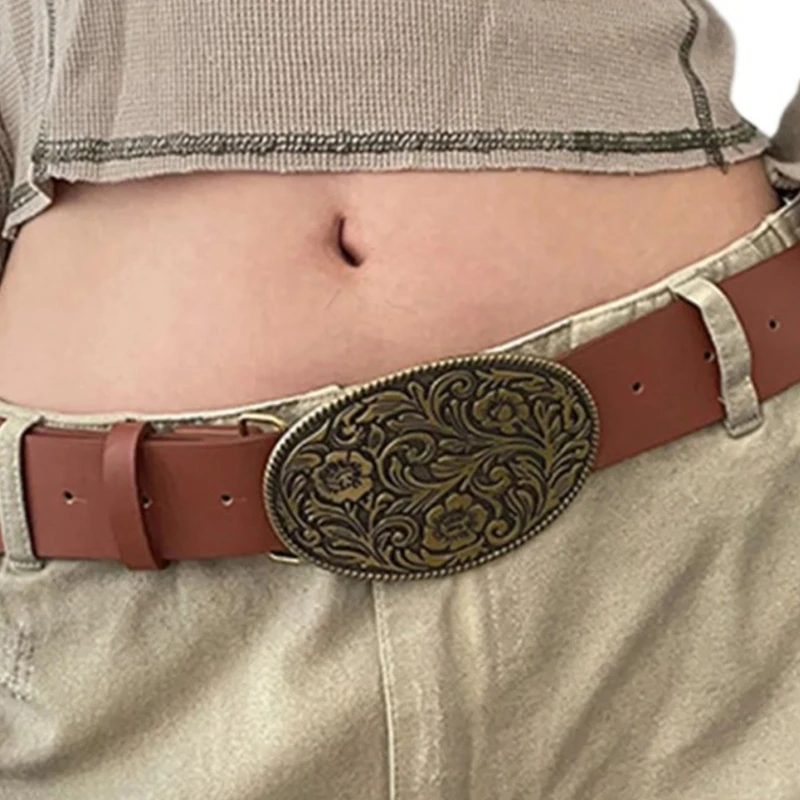 

Waist Chain Engraved Chain Rock and Roll Cool Cowboy Waist Belt for Party