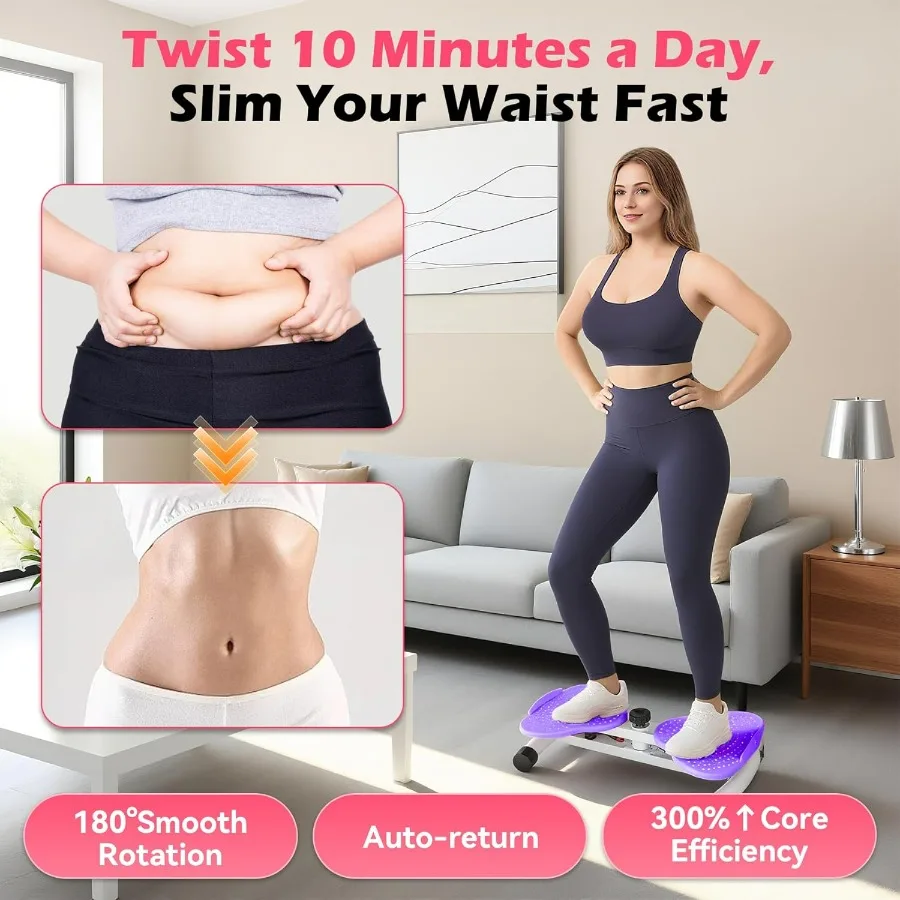 آلة لف الخصر Ab Twister للمنزل تجريب الإعصار مجلس لممارسة كامل الجسم التخسيس الأساسية التدريب تويست آلة fo #5