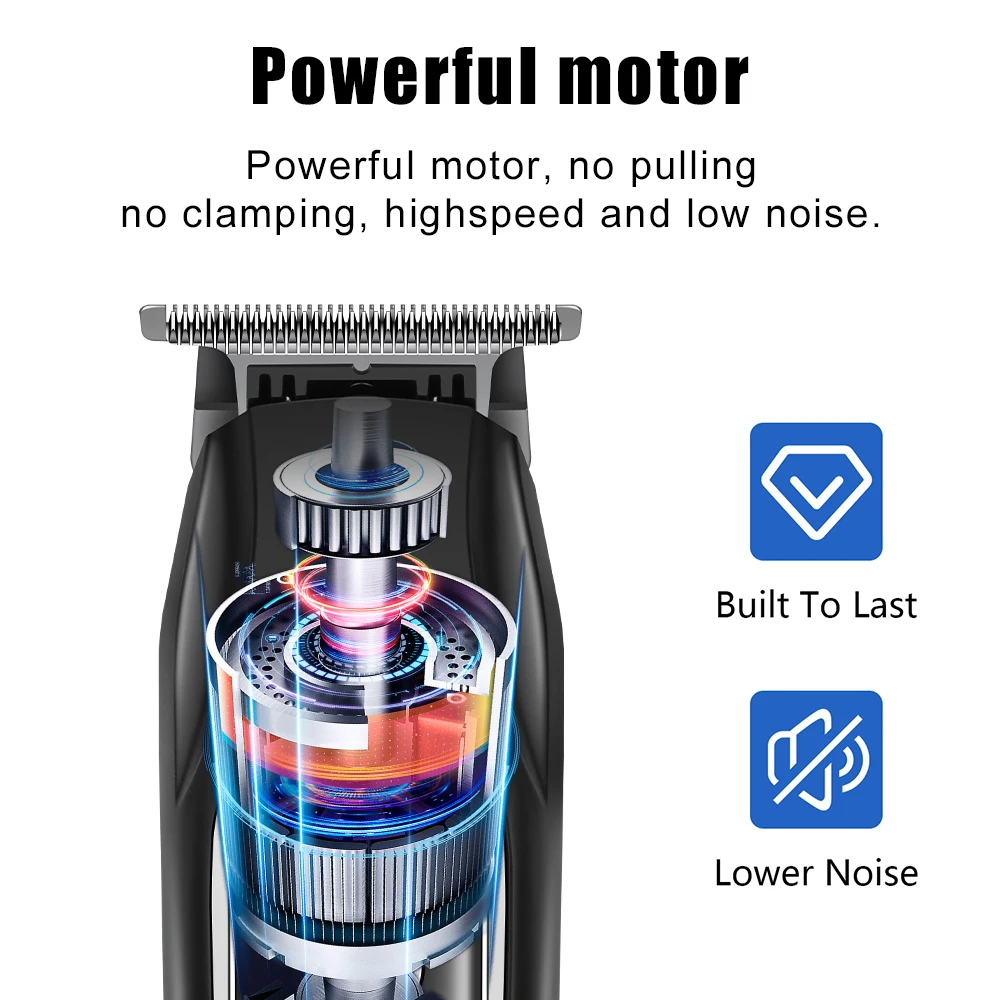 hair cutting machine professional hair trimmer for men hair clipper finishing electric barber full metal professional hair