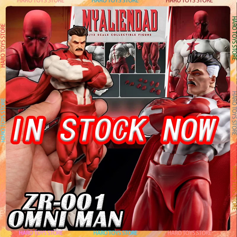

In Stock ZOOMRIG ZR-001 Omni Man Action Figure 1/12 Scale 16CM PVC Invincible Comic Superhero Joint Movable Model Gift