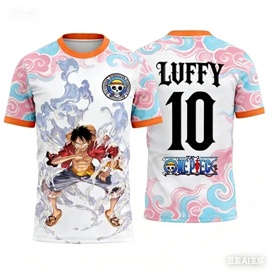 Summer Kids Quick-Dry T-Shirt, Boys and Girls Cartoon Print Short Sleeve, Lightweight and Breathable view 5