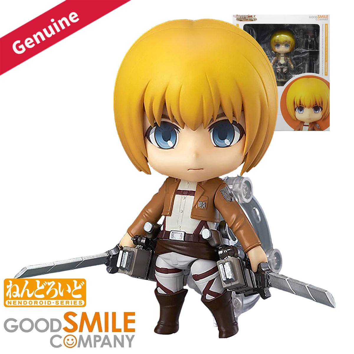 

Original Genuine Good Smile Company Action/Dolls Nendoroid #435 Shingeki No Kyojin Armin Arlert Anime Character Figure Gift Toy