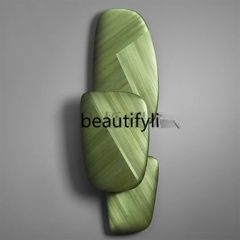 

Modern living room sofa sculpture brown gold decoration light luxury decoration pebble atmosphere