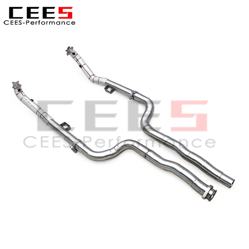

cees Exhaust System No Cat Downpipe for Mercedes-Benz E500 W212 M273 5.5L 2007-2016 Car Exhaust Header System