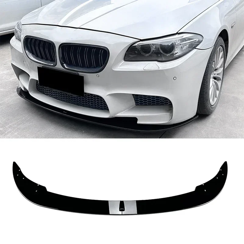 

New! Front Bumper Lip Spoiler For BMW 5 Series F10 F11 M5 2011 2012 2013 2014 2015 2016 2017 Car Protector Lower Blade Splitter