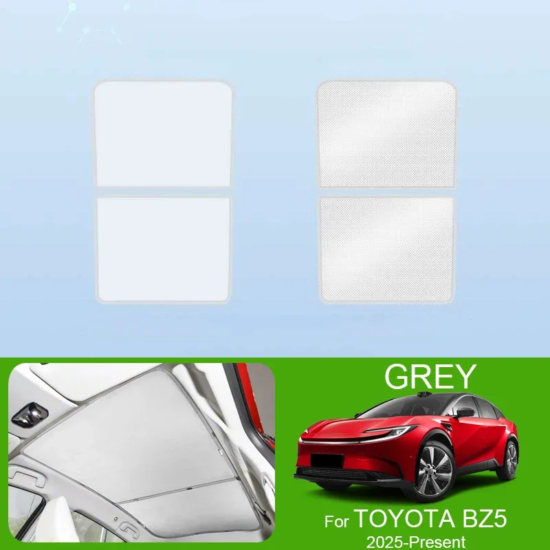 

Автомобильный анти-УФ-солнцезащитный козырек на крыше для TOYOTA BZ5 2025-настоящее время, красочный ледяной нано-тепляционный светильник, автоаксессуары
