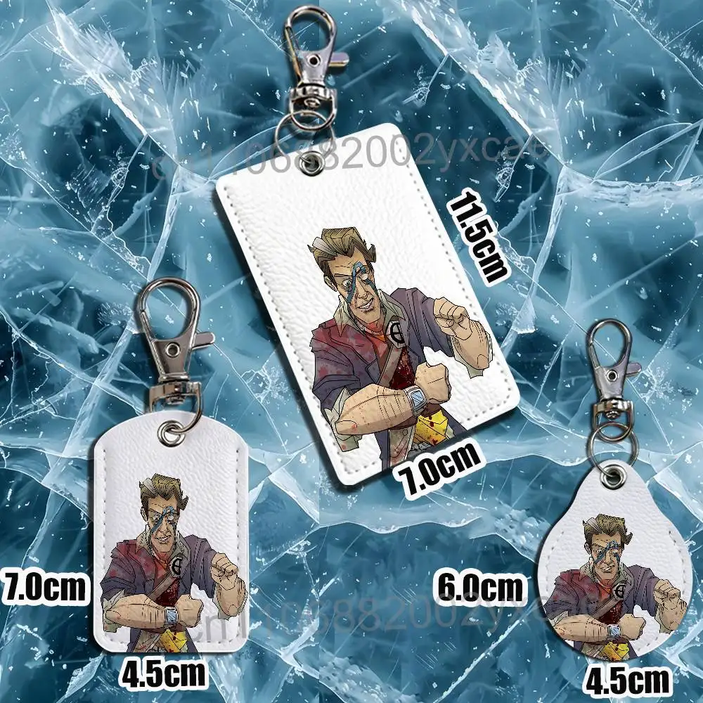 Zer0 Maya Borderlands Cartoon Movie Singer Game Anime Leather Card Holder Can Store Access Control ID Card Subway case