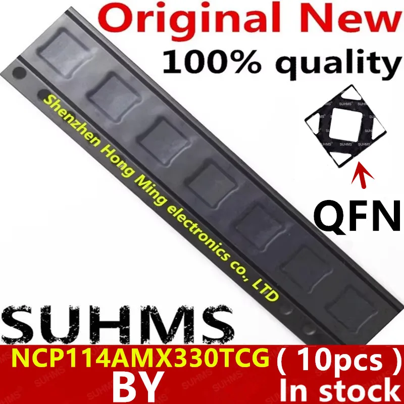 (10個) 100% チップセットUDFN-4新しいncp114amx330tcg