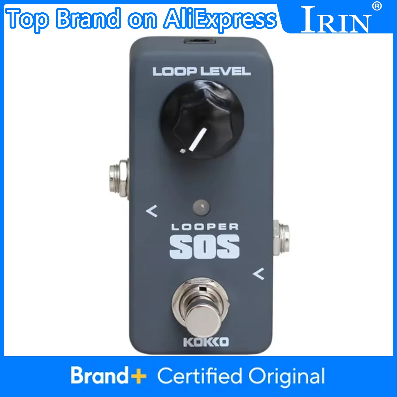 

KOKKO FLP-2 Looper Guitar Pedal Recording Monolithic SOS Looper Electric Guitar Effect Pedal True Bypass Guitar Accessories