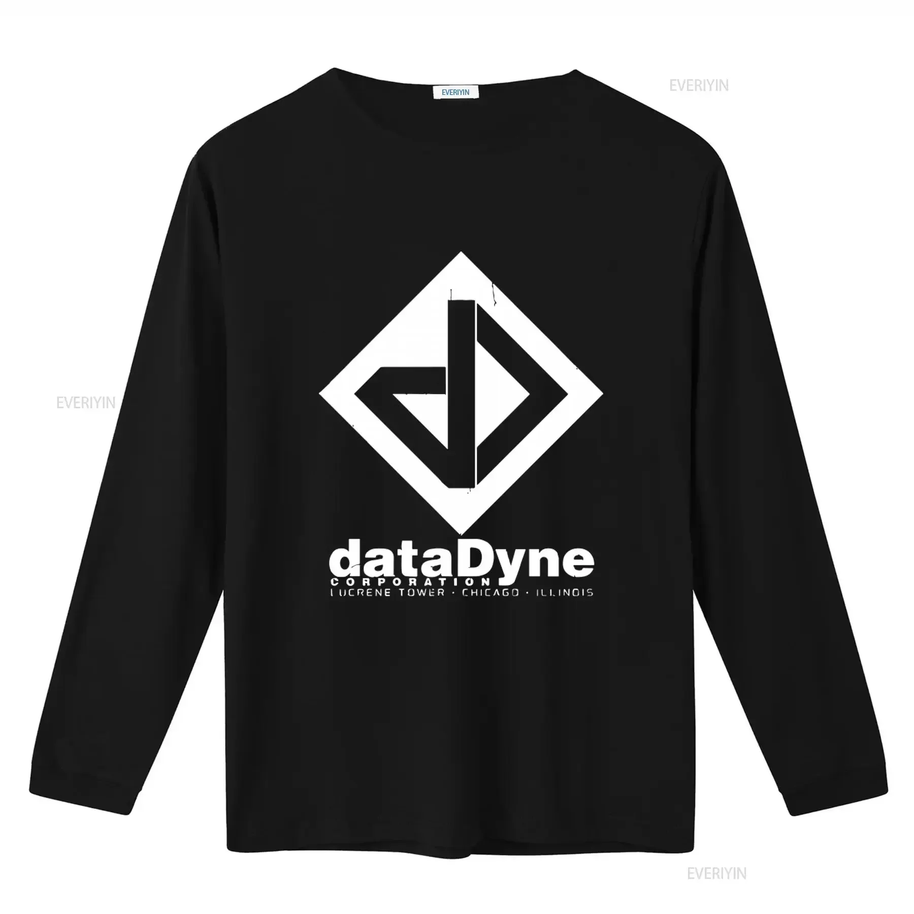 dataDyne Corporation T Shirt with Perfect Logo Symbol Sign for Dark Gaming Company Fans vintage Washed Stylish Stretched Casual