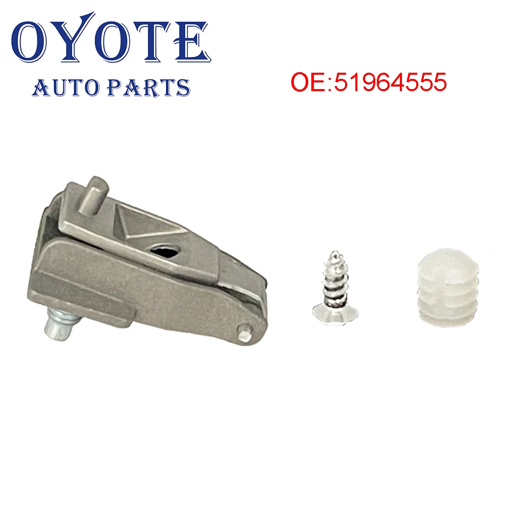 

OYOTE 51964555 Metal Outer Door Handle Hinge Repair Driver Passenger Side Replacement Repair Kit For Fiat 500 Car OS / NS