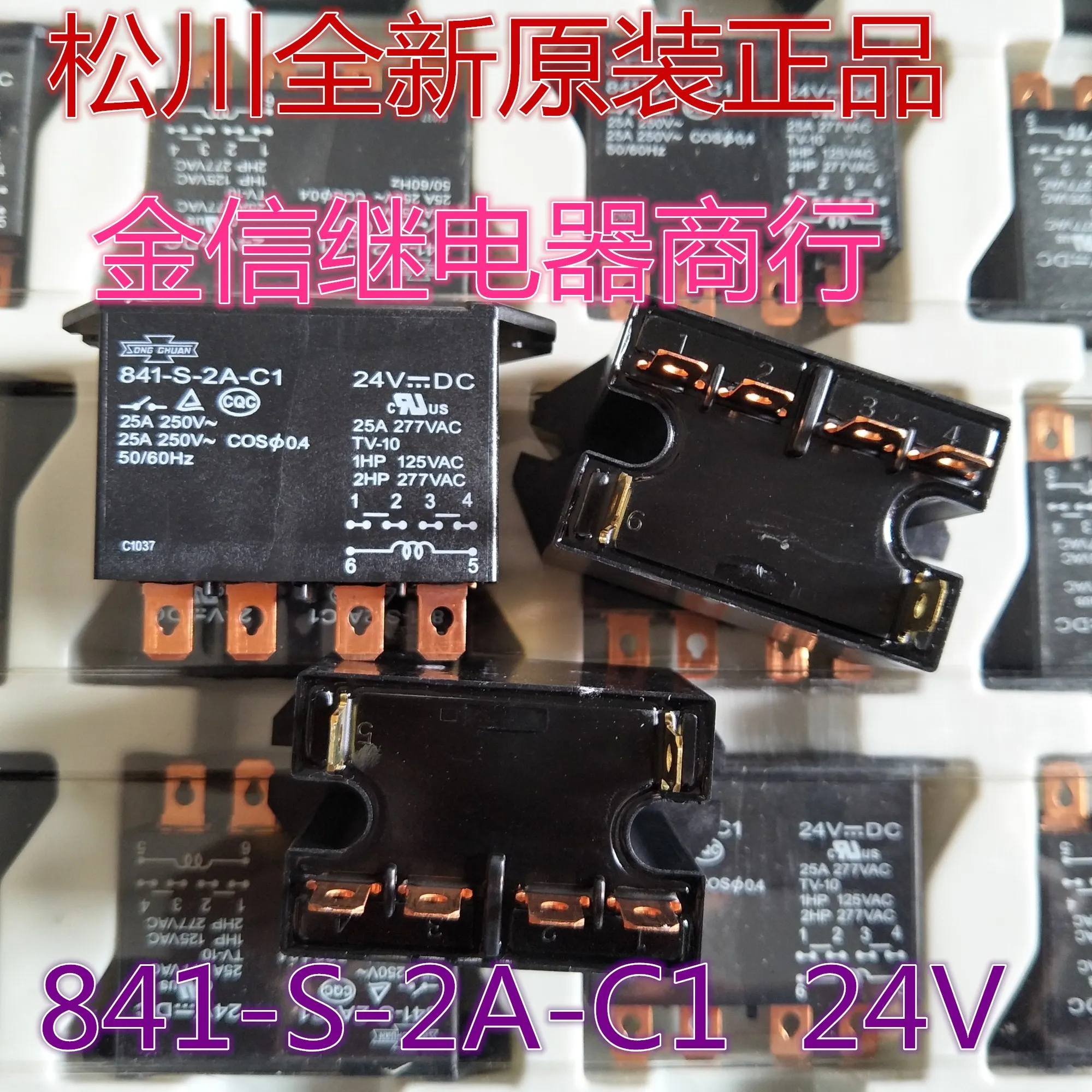 

841-S-2A-C1 24VDC 10PCS