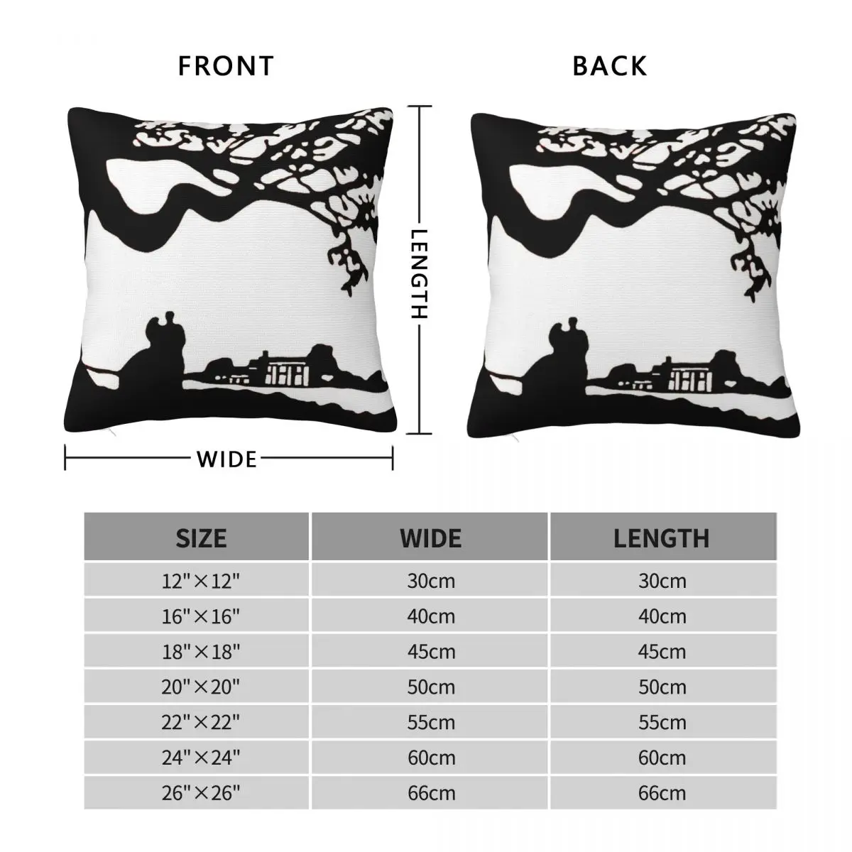 Tara Plantation Gone With The Wind Square Pillowcase Polyester Linen Velvet Printed Decor Pillow Case Home Cushion Case 45x45