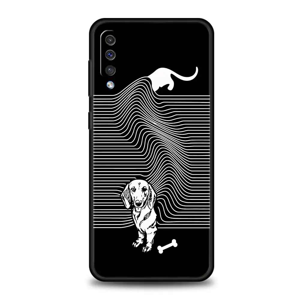 Dachshund Sausage Dog Phone Case For Samsung A54 A52 A24 A14 A50 A70 A30 A40 A20S A20E A02S A12 A22 A34 A42 A32 5G A04s Cover
